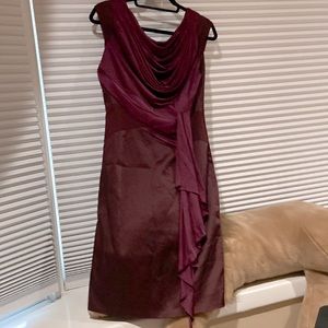 Gorgeous Burgundy Evening Dress